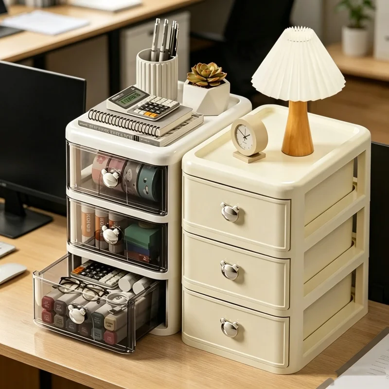 Stationery Books - Compact Mini Desktop Storage Box Drawer
