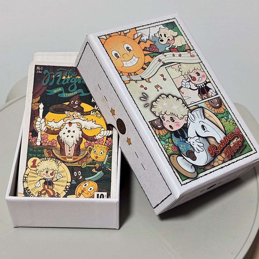 Vintage Rubber Hose Tarot Deck - огляд і ціна Tarot Deck With Guidebook