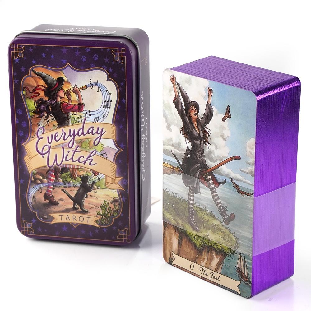 10.3*6cm Everyday Witch Tarot  - огляд і ціна Tarot Deck With Guidebook