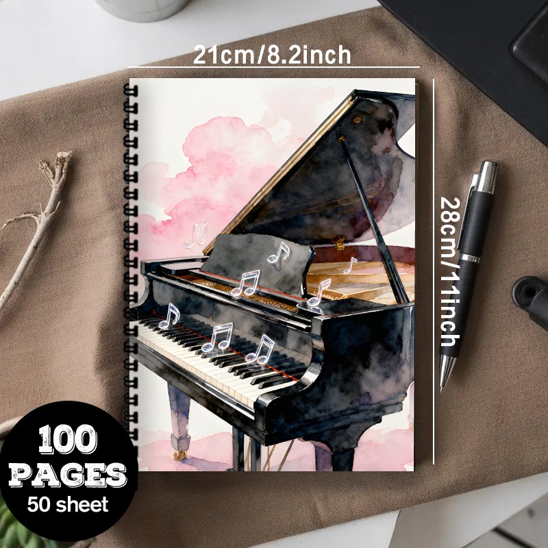 A4 Size, Music Notebook,Multi- - огляд і ціна Blank Sheet Music Notebook